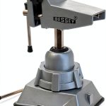 BESSEY Vacuum Base Vise Silver Aluminum Bench Vise BV-VB Compact-0