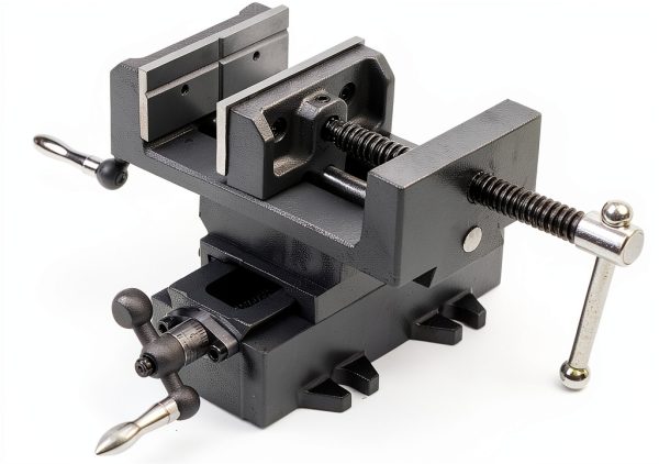 WEN Cross Vise 4.25-Inch Vise with Compound Slide Black Cast Iron-1