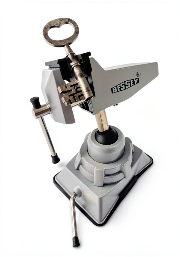 BESSEY Vacuum Base Vise Silver Aluminum Bench Vise BV-VB Compact-6