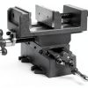 WEN Cross Vise 4.25-Inch Vise with Compound Slide Black Cast Iron-0