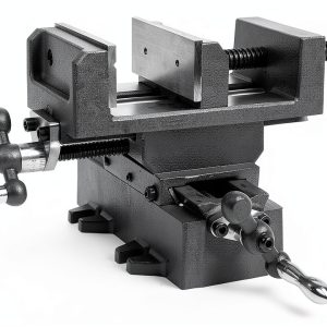 WEN Cross Vise 4.25-Inch Vise with Compound Slide Black Cast Iron-0