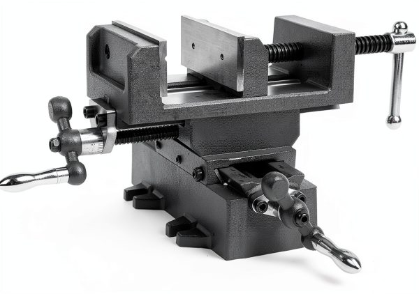 WEN Cross Vise 4.25-Inch Vise with Compound Slide Black Cast Iron-0