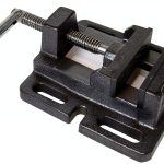 WEN Drill Press Vise 3-Inch Cast Iron Bench Vise with 4 Mounting Slots-0
