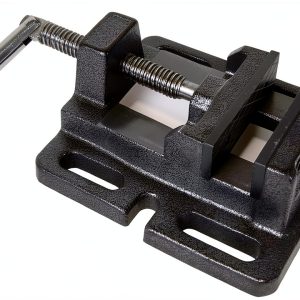 WEN Drill Press Vise 3-Inch Cast Iron Bench Vise with 4 Mounting Slots-0