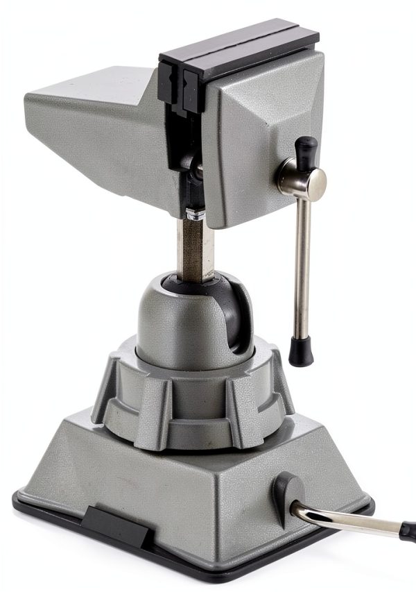 BESSEY Vacuum Base Vise Silver Aluminum Bench Vise BV-VB Compact-3