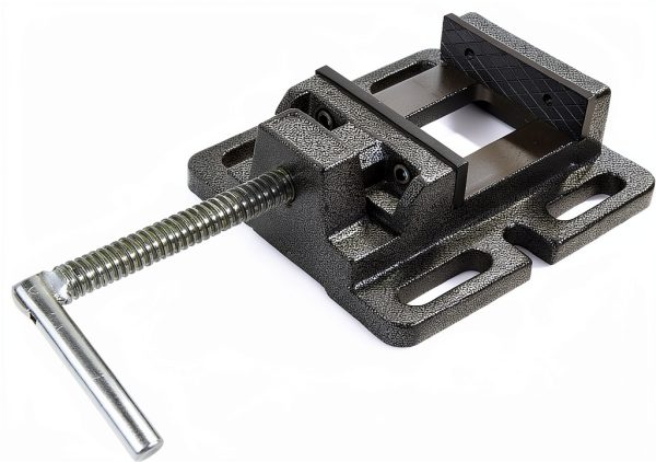 WEN Drill Press Vise 3-Inch Cast Iron Bench Vise with 4 Mounting Slots-1
