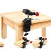360 Rotating Mini Bench Vise ArtyMaster WT104C Black/Red 2.48 inch-2