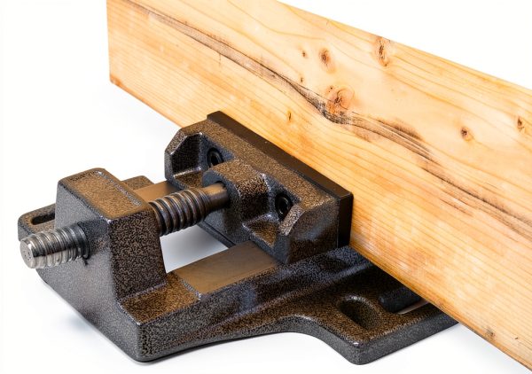 WEN Drill Press Vise 3-Inch Cast Iron Bench Vise with 4 Mounting Slots-2