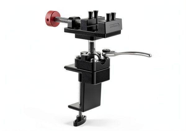360 Rotating Mini Bench Vise ArtyMaster WT104C Black/Red 2.48 inch-5