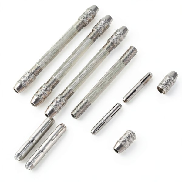 4 Pcs Double-Ended Pin Vise Xthrotsenk Aluminum Drill Set for Jewelry-4