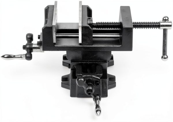 WEN Cross Vise 4.25-Inch Vise with Compound Slide Black Cast Iron-6