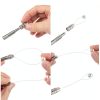 4 Pcs Double-Ended Pin Vise Xthrotsenk Aluminum Drill Set for Jewelry-2