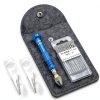 Hand Pin Vise by Mio 110 with 16 Drill Bits Blue Precision Tool-0