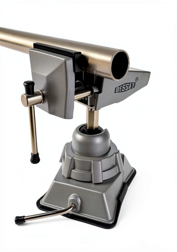 BESSEY Vacuum Base Vise Silver Aluminum Bench Vise BV-VB Compact-9