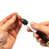 Pin Vise Hand Drill Korwuira Stainless Steel with 22pcs Bits Golden-5