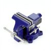 Bench Vise WORKPRO 4-1/2" Swivel Base Iron Vise for Woodworking-4