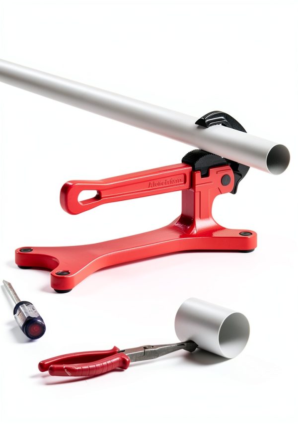 Portable Pipe Vise by VEVOR Lightweight Aluminum 1/8"-1-1/2" Clamp-1