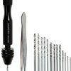 Precision Pin Vise Hand Drill AUTOTOOLHOME Mini with 25 HSS Twist Bits-0