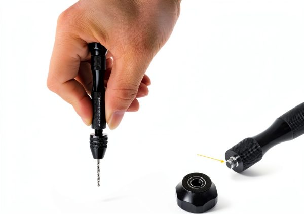 Precision Pin Vise Hand Drill AUTOTOOLHOME Mini with 25 HSS Twist Bits-1
