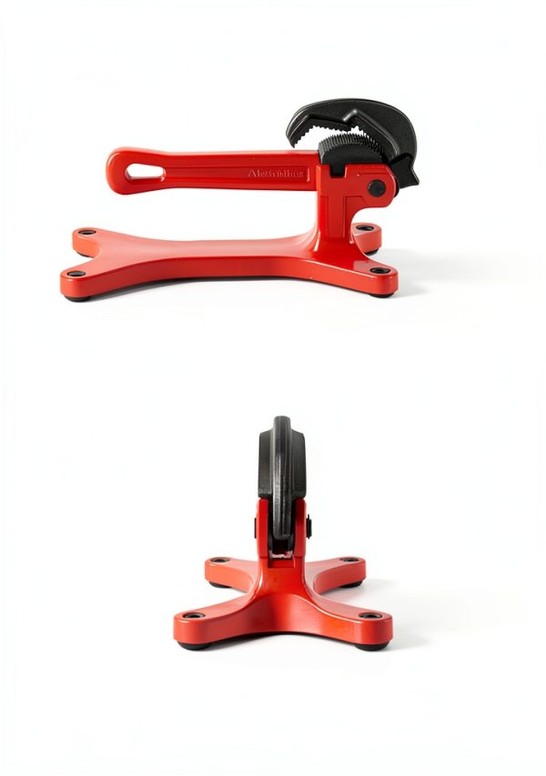 Portable Pipe Vise by VEVOR Lightweight Aluminum 1/8"-1-1/2" Clamp-6