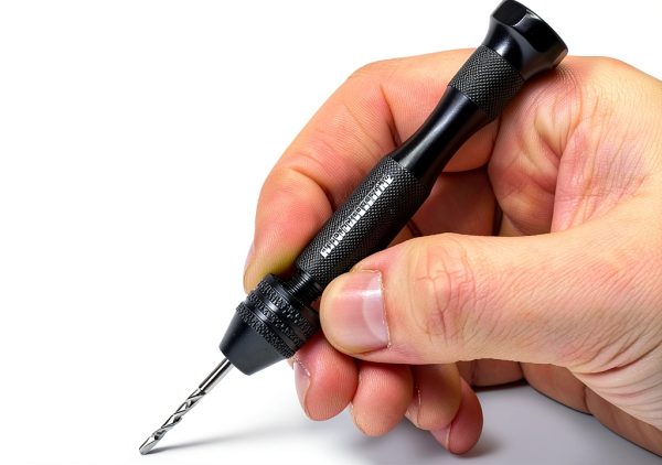 Precision Pin Vise Hand Drill AUTOTOOLHOME Mini with 25 HSS Twist Bits-7