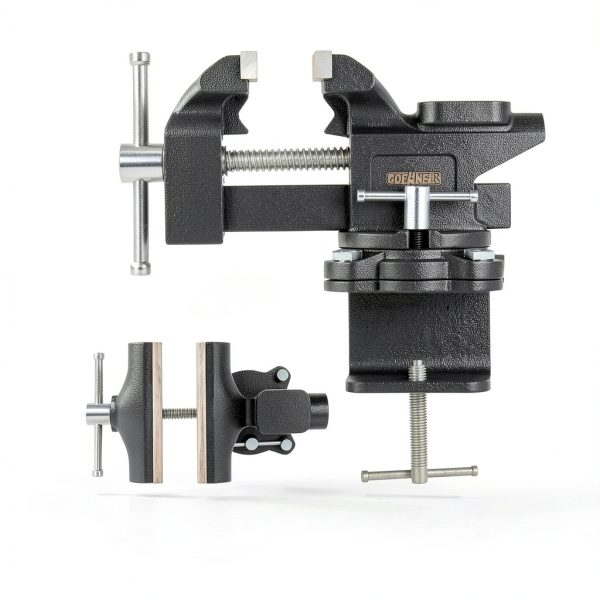 Bench Vise Kitvance 6-Inch Heavy Duty Forged Steel with Pipe Jaw-5