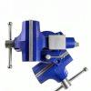 Bench Vise WORKPRO 4-1/2" Swivel Base Iron Vise for Woodworking-5