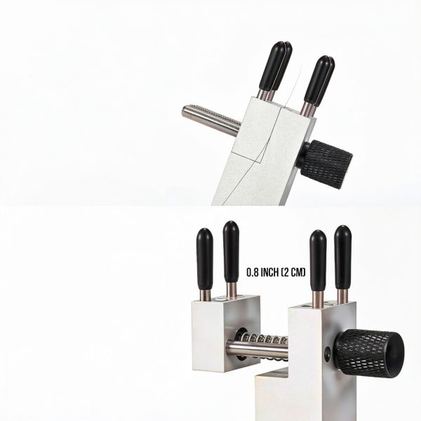 Mini Vise Table Clamp by Kojintora – 360° Rotating Aluminum, 0-2.48"-2