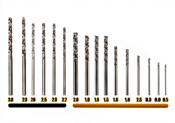 Precision Pin Vise Hand Drill AUTOTOOLHOME Mini with 25 HSS Twist Bits-3