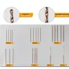 Pin Vise Hand Drill Korwuira Stainless Steel with 22pcs Bits Golden-2