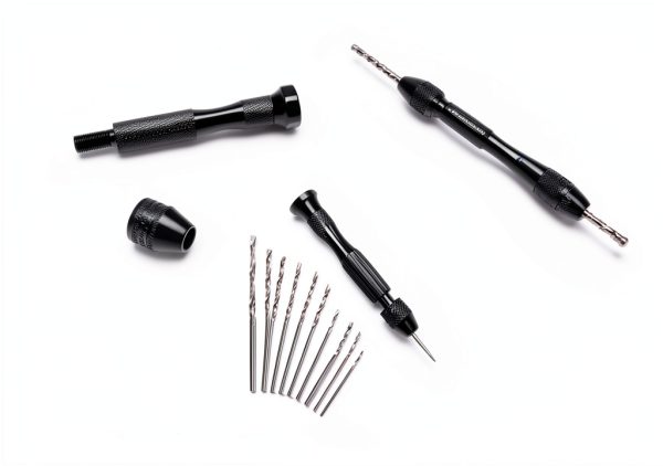 Precision Pin Vise Hand Drill AUTOTOOLHOME Mini with 25 HSS Twist Bits-5