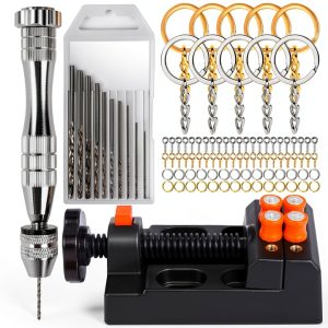 Hand Drill Pin Vise Kit by LEOBRO Adjustable Vise with Supplies-0