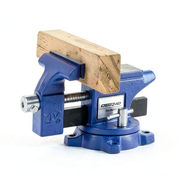 Heavy Duty Bench Vise 4.5 Inch: Table Clamp Woodworking Vice Press Drill Tools Workbench Wood Metal Pipe Work Shop Block Swivel Slide Cross Welding Machine Kit Milling Grip Precision Magnetic Jaw Pad-5
