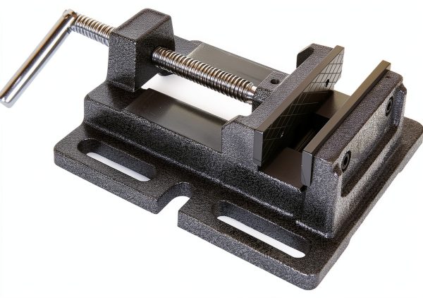 WEN Drill Press Vise 4-Inch Cast Iron Bench Vise with 500 PSI Strength-1