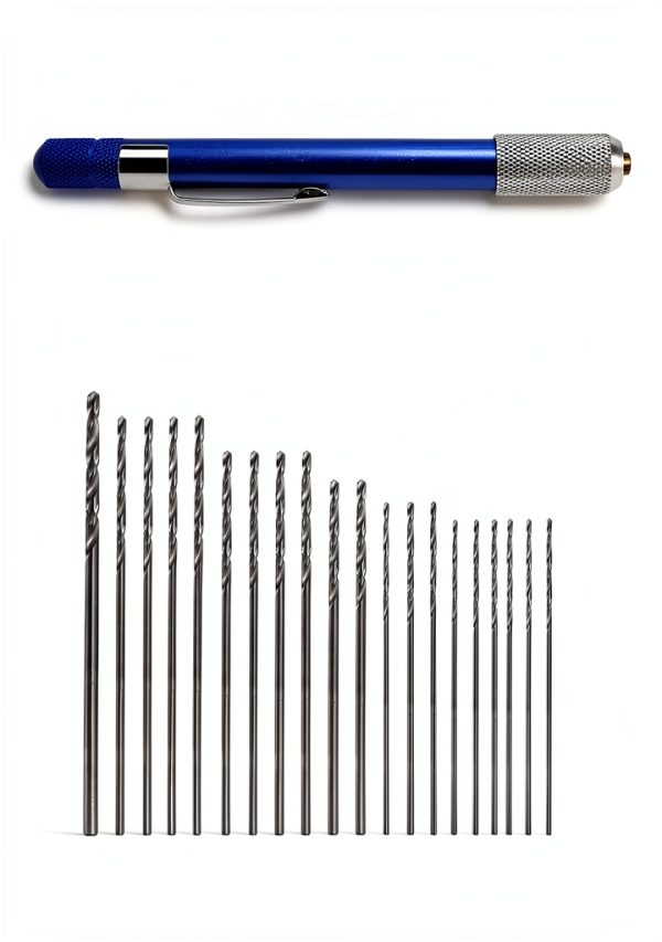 Carburetor Jet Drill Bits Pin Vise Set 21pcs Micro Tool by Marsrut-1