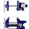 Bench Vise WORKPRO 4-1/2" Swivel Base Iron Vise for Woodworking-3